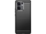 Avizar, Cover Oppo Reno 13 F/13 Fs In Silicone Spazzolato, Nero