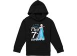 Frozen - Felpa Con Cappuccio "Bright Like Elsa"" Per Bambini, 7° Compleanno TV21568 (116) (Nero)"