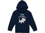 Frozen - Felpa Con Cappuccio "Stay Colourful With Fire Spirit"" Per Bambini TV21583 (116) (Nero)"
