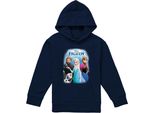 Frozen - Felpa Con Cappuccio Per Bambini TV21585 (128) (Nero)