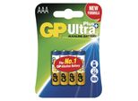 Gp Batteries Ultra Plus Alkaline Aaa Batteria Monouso Mini Stilo Aaa Alcalino