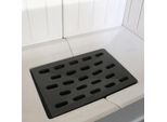 Inserto Camino In Acciaio Kratki Lucy Slim Destro 8 Kw Ø 160 Rivestimento Nero