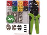 Quadrios 22T014 22T014 Crimper Set Ferrules, Blade Terminal Receptacles, Pv Connector 0.25 Up To 6 Mm²