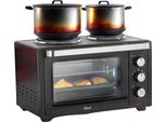 Zilan Minibackofen | 28 Liter | Kleiner Backofen | Mini Oven | 3200 W | 100-230°C