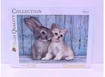 Puzzle Cle 500 Hqc Coniglio E Gatto 35004