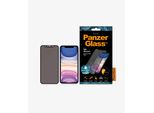 Panzerglass | Pellicola Protettiva - Vetro - Con Filtro Privacy | Apple Iphone 11, Xr | Vetro Temperato | Nero | Trasparente