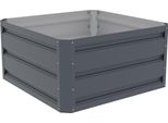 Rojaplast Letto Rialzato, Metallo, 60 X 60 X 30 Cm, Grigio