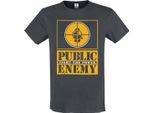 Amplified - Maglietta "Fight The Power"" Per Uomo/Donna Unisex GD1545 (S) (Charcoal)"