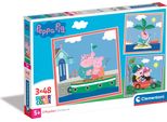 Puzzle Cle 3X48 Quadrato Peppa Pig 25293