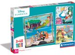 Puzzle Cle 3X48 Quadrato Disney Classic 25302