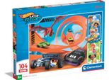 Clementoni Puzzle 104 Pezzi Superkolor Hot Wheels 25776