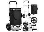 Carrello Spesa Clanmacy Carrello Spesa Pieghevole Con Robusta Borsa Spesa Ausilio Per La Spesa 2In1 40L Fino A 40 Kg