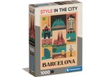 Clementoni – Puzzle 1000 ElementóW Style In The City Barcelona – Relaks I Trening SpostrzegawczośCi