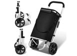 Tolletour Carrello Della Spesa Carrello Della Spesa Pieghevole Con - Borsa Della Spesa Impermeabile - Capacità 40L Incl. Scomparto Refrigerante E Trolley