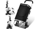 Carrello Spesa Tolletour Carrello Spesa Pieghevole Con Scomparto Refrigerante E 6 Ruote Grandi Funzione Arrampicatrice 40 L