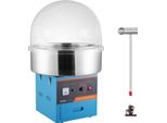 Macchina Per Zucchero Filato Elettrica, Macchina Per Zucchero Filato Da 1 Kw, Macchina Per Zucchero Filato Commerciale Con Coperchio, Ciotola In Acciaio Inox, Paletta Per Zucchero, Cassetto, Per Feste Di Compleanno Per Bambini, Feste Di Famiglia, Blu