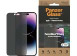 Panzerglass | Pellicola Protettiva - Vetro - Con Filtro Privacy | Apple Iphone 14 Pro Max | Nero | Trasparente