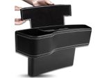 Edibazzar | Organizzatore Per Auto Per Lo Spazio Tra Sedile E Console, In Pelle Finta, Universale