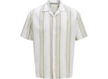 Jack And Jones - Camicia Da Uomo, Collo Revere FS12230 (S) (Travertino)