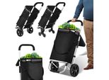 Carrello Spesa Aopunly, 2 Ruote, Con Scomparto Refrigerato, Shopper Pieghevole
