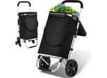 Hengda Carrello Spesa 3In1, Carrello Grande 40 Litri, Borsa Spesa Con Ruote Per Scalare, Carrello Spesa Con Scomparto Refrigerante, Shopper Pieghevole