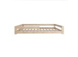 Letto Montessori Need Sleep 140X190 Cm Con Sponda Di Protezione In Legno Di Abete