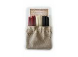 Set Di Candele Love & Protection - 30 Candele In Cera D'api Fatte A Mano (Rosse, Nere, Bianche), 16 Cm, 30 Minuti Di Autonomia, Istruzioni Incluse