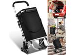 Carrello Spesa Bettizia, 6 Ruote, Con Scomparto Refrigerante E Ruote Montascale, Shopper Pieghevole
