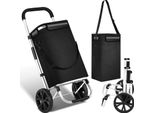 Carrello Spesa Jayseuw, 2 Ruote, Con Scomparto Refrigerato, Shopper Pieghevole