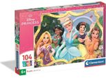 Cle Puzzle 104 Superkolor Disney Princess 25058