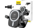 Dudao Fw11 Supporto Per Telefono Da Auto Con Caricatore Induttivo Da 15W Per Griglia Dell'aria / Abitacolo - Nero
