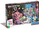 Puzzle Clementoni 104 Pezzi Superkolor Monster High 25783
