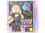 Libro Di Schizzi Di Barbie Lisciani Cut.Scratch 12433