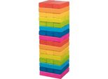 Goki Gioco Di Equilibrio Torre Di Legno Jenga Arcobaleno