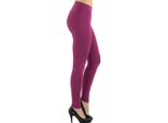 Leggings Da Donna Leggings Lunghi A Vita Alta Viola Chiaro M