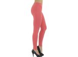 Leggings Da Donna Leggings Lunghi A Vita Alta Rosa Salmone M