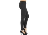 Leggings Da Donna Leggings Lunghi A Vita Alta Grigio Scuro S