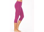 Leggings 3/4 Donna In Cotone Helllila M