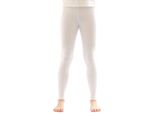 Leggings Termici Da Bambina In Pile Pantaloni Lunghi In Cotone Bianco 134