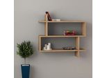 Skye Decor, Paralel- Paralel Dte, Colore Rovere, Mensole A Muro, 65,5X70X22 Cm, 100% Pannello Di Particelle Rivestito In Melamina