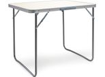 Wiltec Tavolo Pieghevole Da Campeggio 80X60Cm Con Piano Bianco In Mdf E Struttura In Alluminio Tavolo Pieghevole In Alluminio Tavolo Pieghevole Da Campeggio Giardino Balcone Esterno Tavolo Da Campeggio Pieghevole