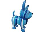 Casa Padrino Figura Decorativa Di Design Chihuahua Cane Blu/Bianco H. 55 Cm - Scultura Decorativa Resistente Alle Intemperie - Decorazione Per Il Soggiorno - Decorazione Per Il Giardino - Figura Animale Decorativa Di Design