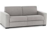 Talamo Italia Divano Fisso 2 Posti Azzurrite 95X180X90H Cm Grigio Grigio, Sfoderabile Vano Contenitore Porta Cuscini Italy
