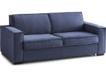 Talamo Italia Divano Fisso 2 Posti Ayramah 95X180X90H Cm Blu Blu, Sfoderabile Lavabile Italy
