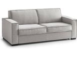 Talamo Italia Divano Fisso 2 Posti Ayramah 95X180X90H Cm Grigio Grigio, Sfoderabile Lavabile Italy