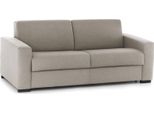 Talamo Italia Divano Fisso 2 Posti Azzurrite 95X180X90H Cm Grigio Tortora, Sfoderabile Vano Contenitore Porta Cuscini Italy