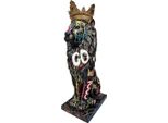 Casa Padrino Figura Decorativa Di Design Leone Con Nero / Multicolore H. 80 Cm - Scultura Decorativa Resistente Alle Intemperie - Figura Decorativa Per Soggiorno - Figura Decorativa Per Giardino - Figura Decorativa Per Animali