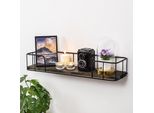 Skye Decor, Syringa, Mensole Da Parete, Nero, Legno, 60 X 10 X 15 Cm