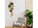 Wallity, Bronte - CH103-5, Decorazione Da Parete, Multicolore, Metallo, 90 X 42 X 8 Cm