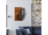 Wallity, Leaf3 Metal Decor, Decorazione Da Parete, Nero, Metallo, 50 X 58 Cm